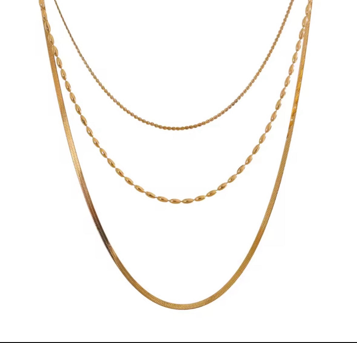 Vela gold Necklace