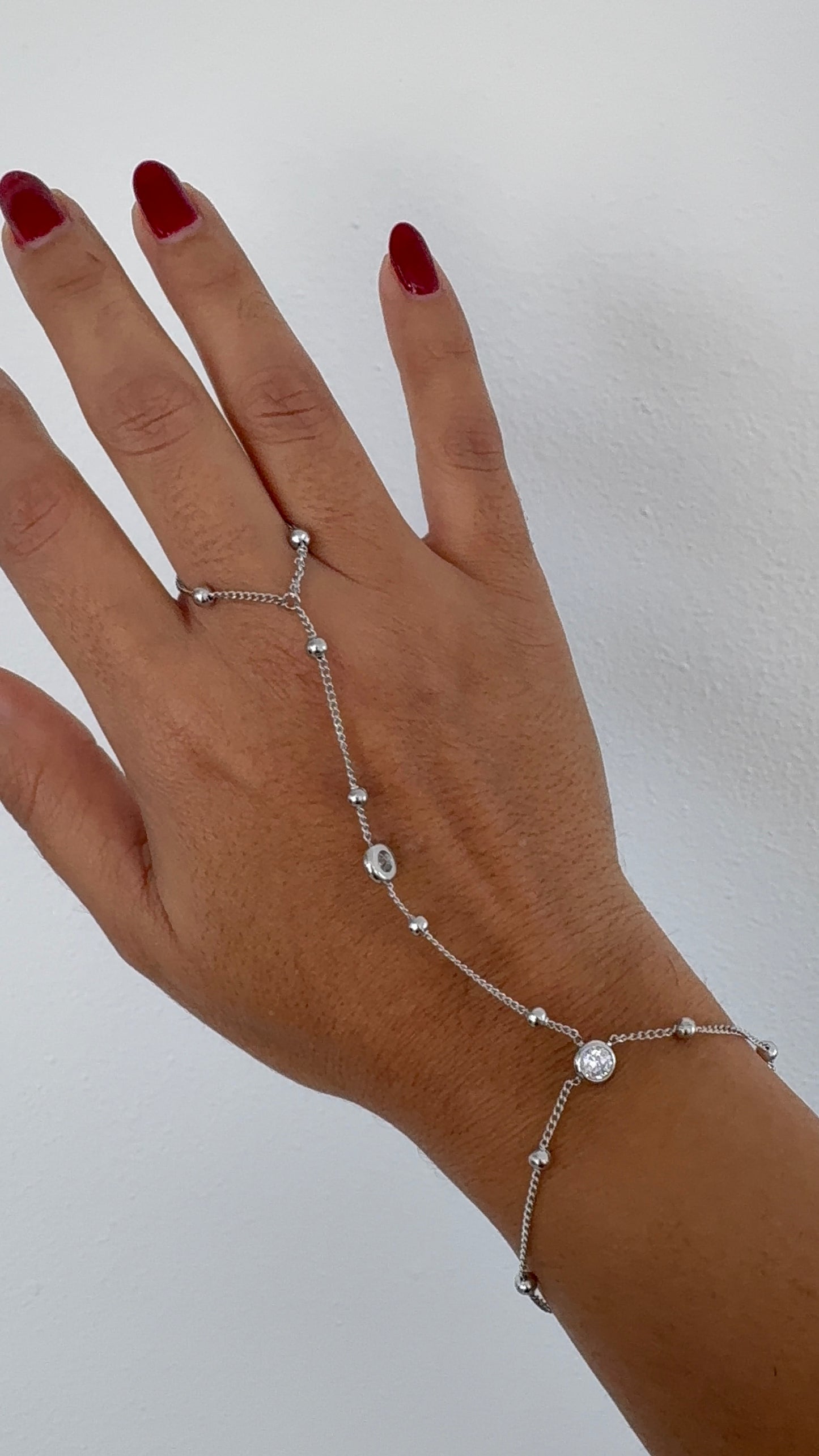 Silver Hand Chain