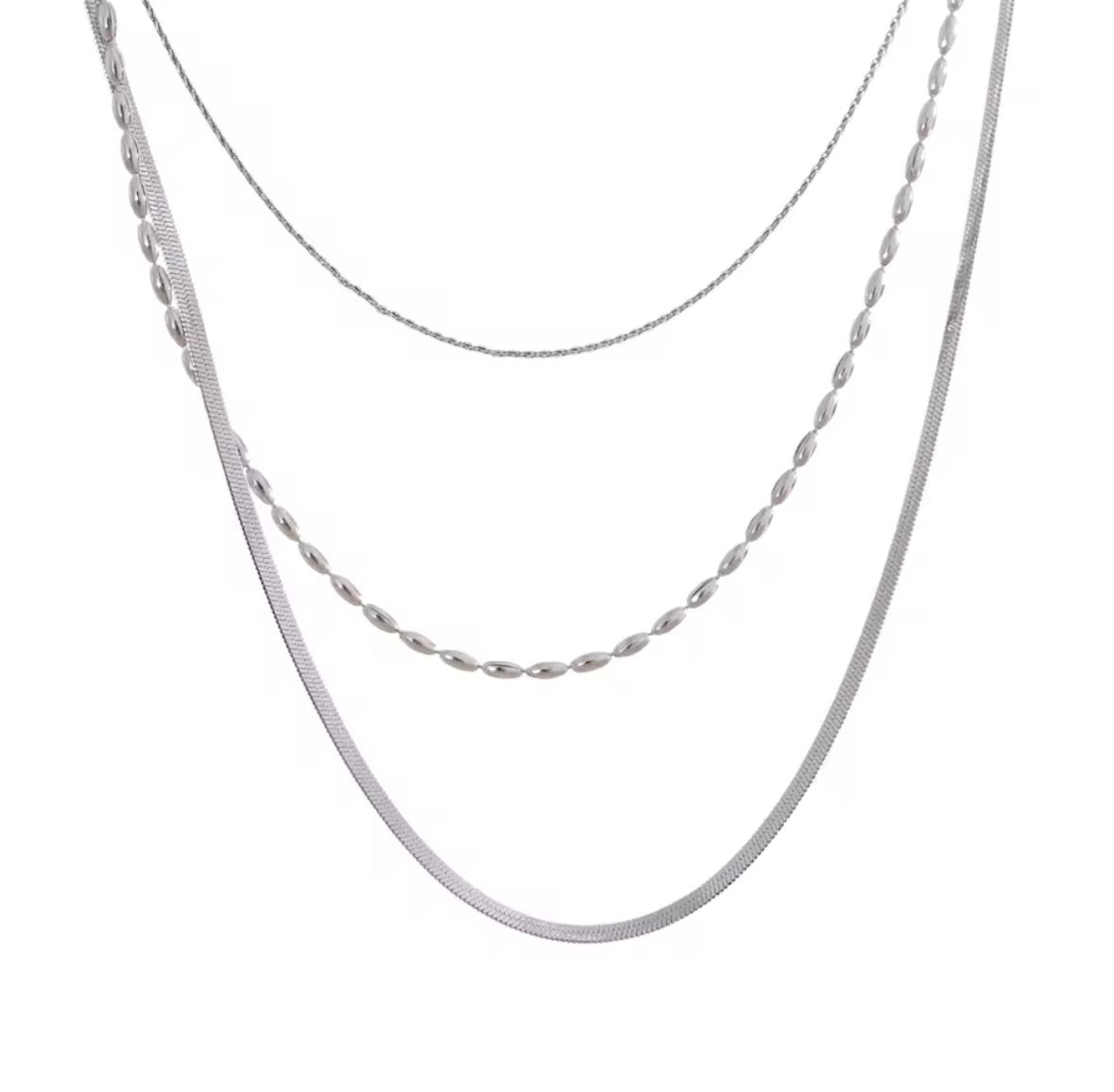 Vela Necklace Silver