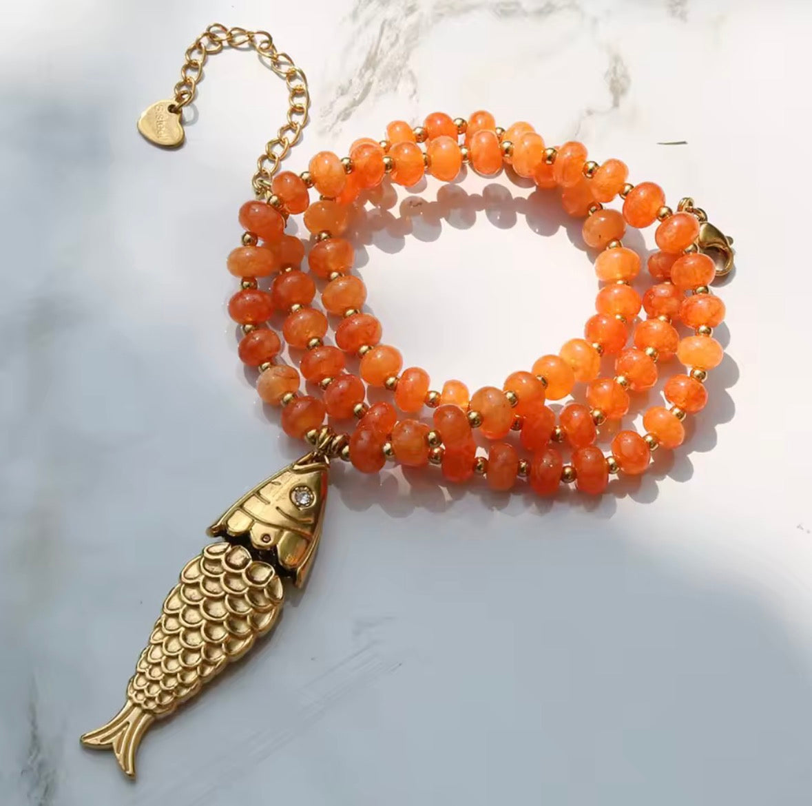 Ábaco fish Necklace