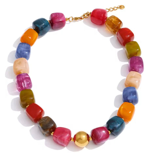 Tropical Multi colors Necklace