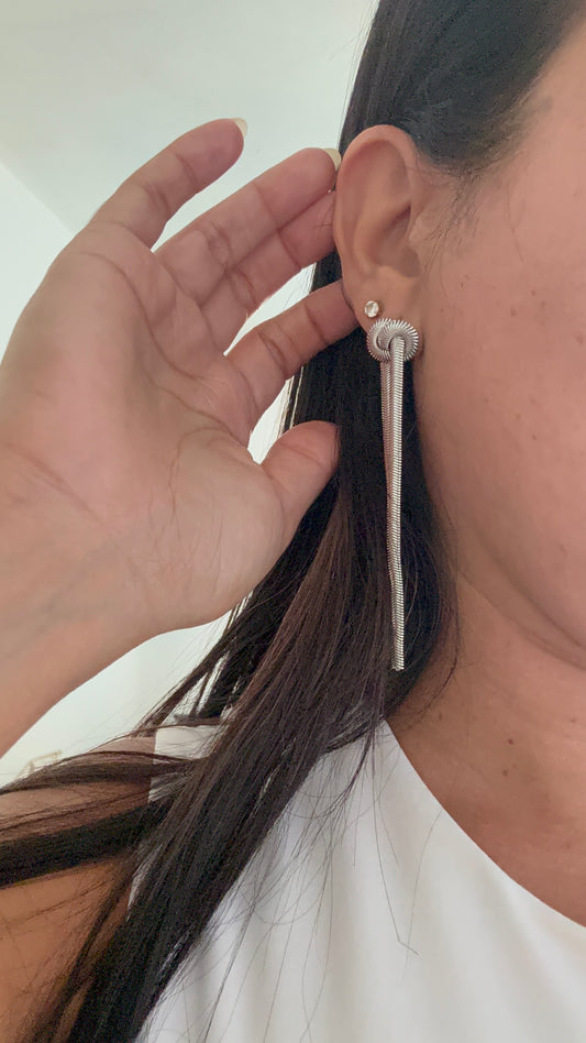 Dalia Silver Earrings