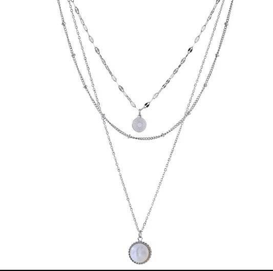 Miré Necklace Silver