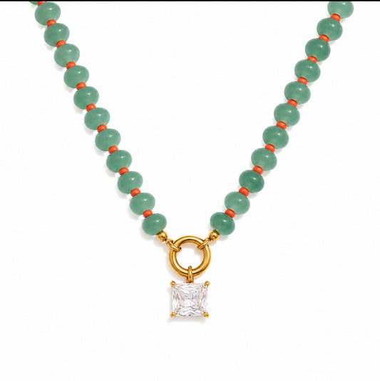 Color Pop Necklace Green
