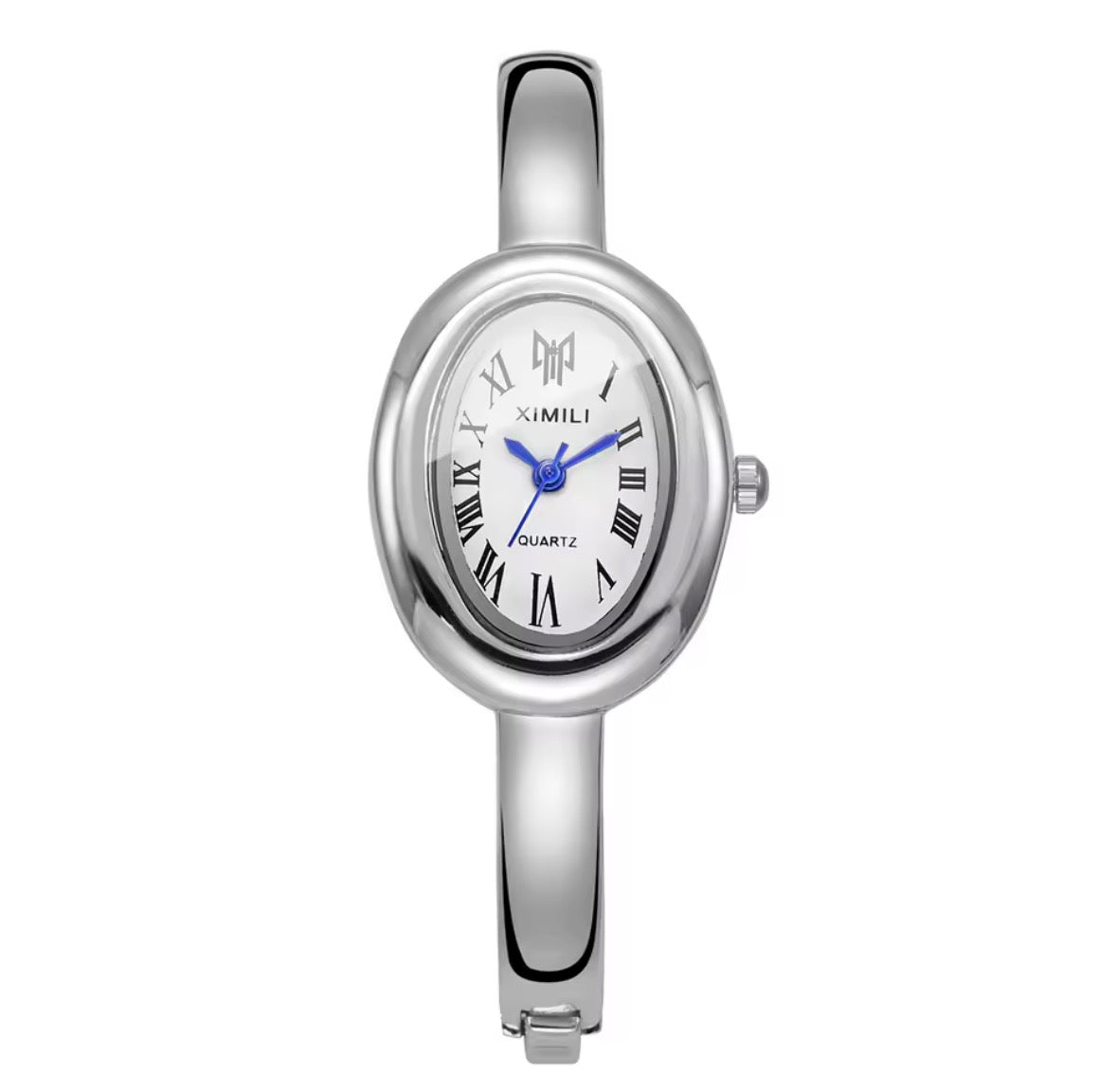 Bangle watch silver