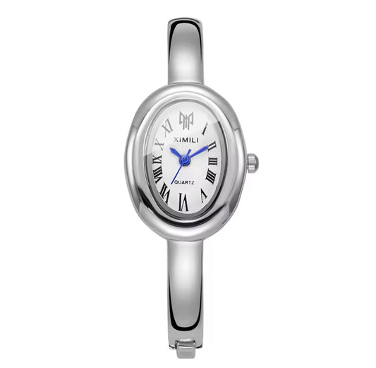Bangle watch silver