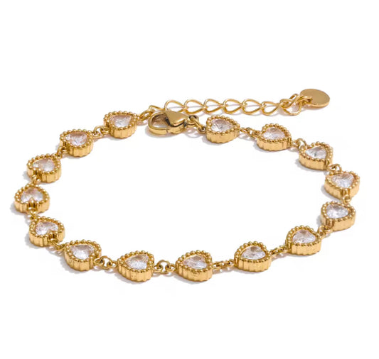 Golden Heart Bracelets