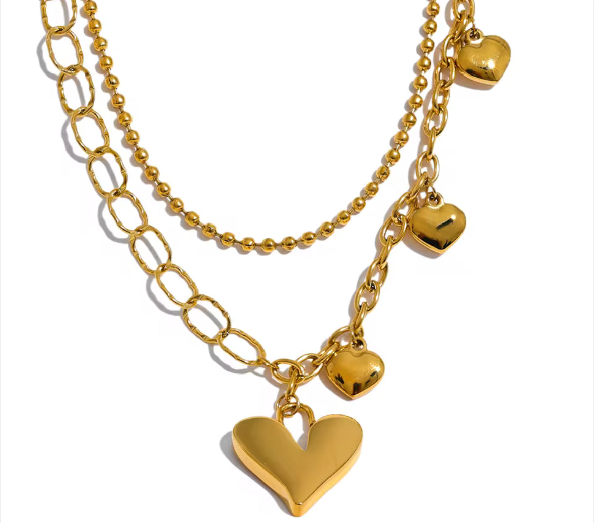 Doble Heart Necklace