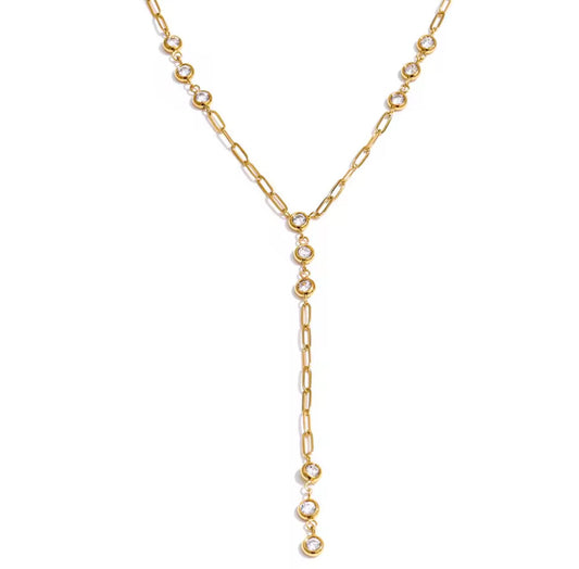 Dainty Lariat Necklace