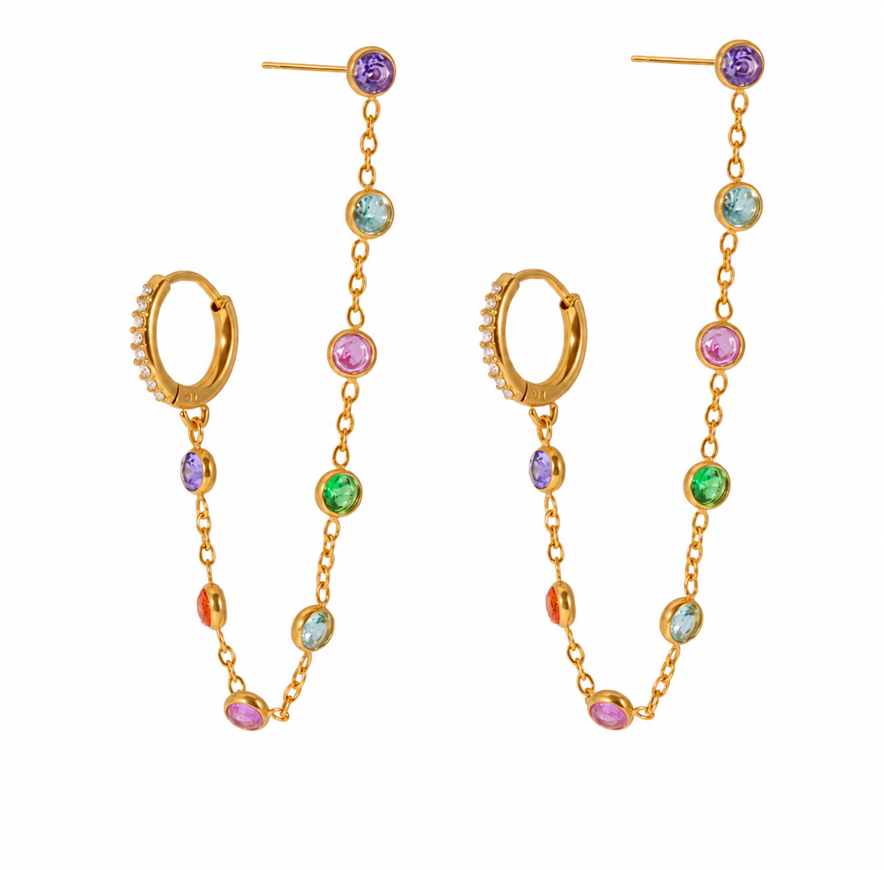 Crystal Earrings multi colors