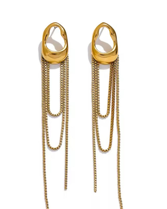Gold Chain Earrings